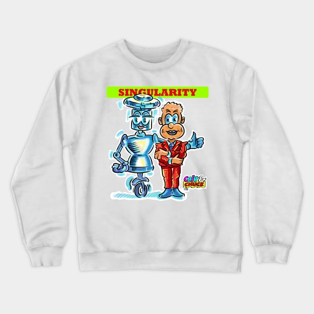 The SINGULARITY Crewneck Sweatshirt by chipandchuck